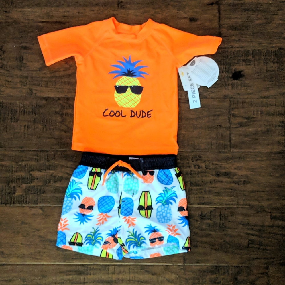 NWT Boys toddler swim set